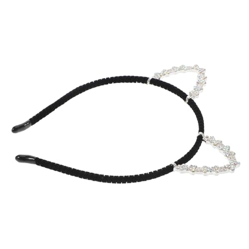 PENIKOKO Alloy Strass Katzenohren Haarreif Damen Glitzer Party Haarband Halloween Weihnachten Modisch Leicht Angenehm Vielseitig für Fest Hochzeit Geburtstag PENIKOKO Alloy Strass Katzenohren Haarreif Damen Glitzer Party Haarband Halloween Weihnachten Modisch Leicht Angenehm Vielseitig für Fest Hochzeit Geburtstag von PENIKOKO