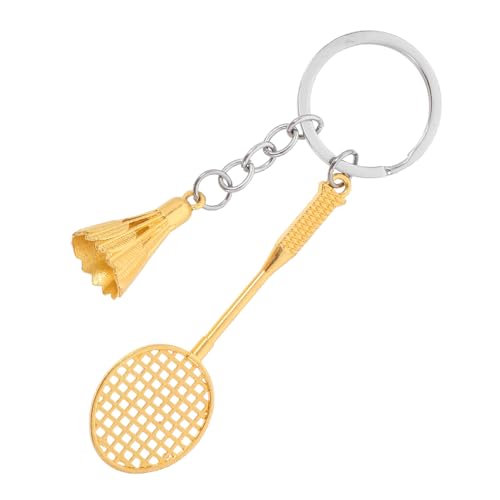 PENIKOKO Badminton Racket Metall Schlüsselanhänger Kreatives Sportzubehör für Fans Einzigartiger Anhänger für Badmintonliebhaber Zufällige Farbwahl Schlüsselanhänger PENIKOKO Badminton Racket Metall Schlüsselanhänger Kreatives Sportzubehör für Fans Einzigartiger Anhänger für Badmintonliebhaber Zufällige Farbwahl Schlüsselanhänger von PENIKOKO