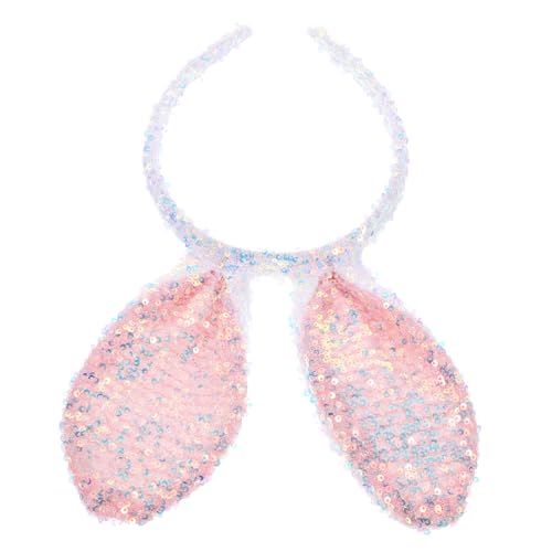 PENIKOKO Bunny Ear Haarreif mit Glitzer Hasenohren Weiß Niedliches Stirnband für Ostern Party und Kostüm Bequemes Haaraccessoire für Mädchen und Frauen PENIKOKO Bunny Ear Haarreif mit Glitzer Hasenohren Weiß Niedliches Stirnband für Ostern Party und Kostüm Bequemes Haaraccessoire für Mädchen und Frauen von PENIKOKO