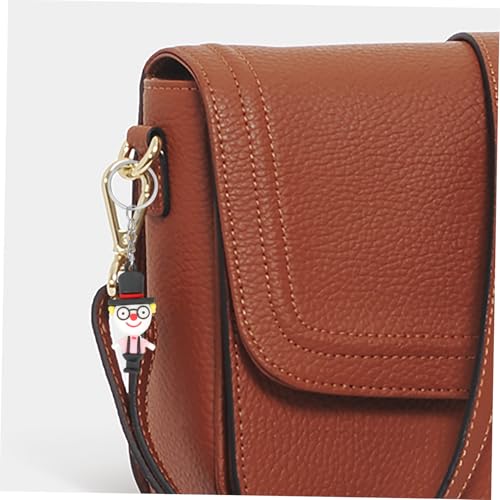 PENIKOKO Clown Schlüsselanhänger Figur Anhänger Rucksack Schmuck Charm Langlebig Farbenfroh Karneval Party Zubehör für Damen Taschen Zubehör von PENIKOKO