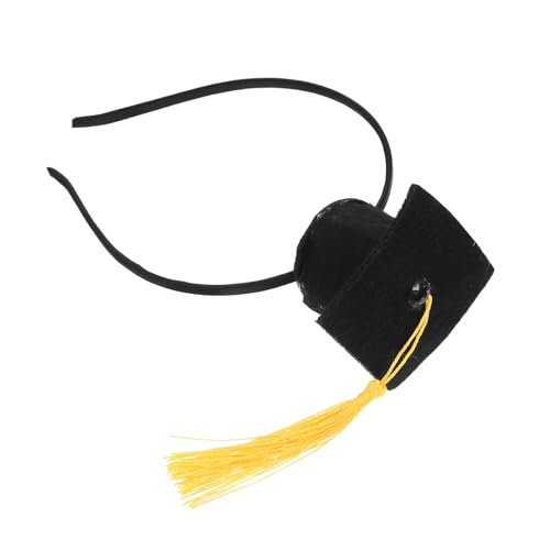 PENIKOKO Doktorhut Haarreif mit Quaste Abschlussfeier Haaraccessoire für Graduierung Langlebig für Fotografie und Partys Perfektes für Absolventen PENIKOKO Doktorhut Haarreif mit Quaste Abschlussfeier Haaraccessoire für Graduierung Langlebig für Fotografie und Partys Perfektes für Absolventen von PENIKOKO