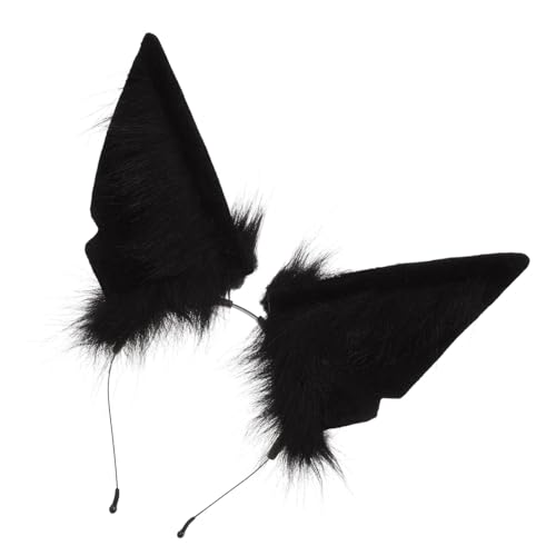 PENIKOKO Fluffiges Wolfsohren Haarreif Plüsch Stirnband Partykostüm Accessoire Leicht Tragbar Komfortabel Für Cosplay Karneval Karnevalsfeier PENIKOKO Fluffiges Wolfsohren Haarreif Plüsch Stirnband Partykostüm Accessoire Leicht Tragbar Komfortabel Für Cosplay Karneval Karnevalsfeier von PENIKOKO