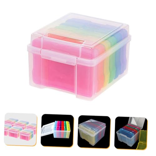PENIKOKO Foto Aufbewahrungsbox mit Trennwänden Teiliges Kunststoff Organizer für Scrapbook Grußkarten Postkarten Transparent Robust und Platzsparend PENIKOKO Foto Aufbewahrungsbox mit Trennwänden Teiliges Kunststoff Organizer für Scrapbook Grußkarten Postkarten Transparent Robust und Platzsparend von PENIKOKO