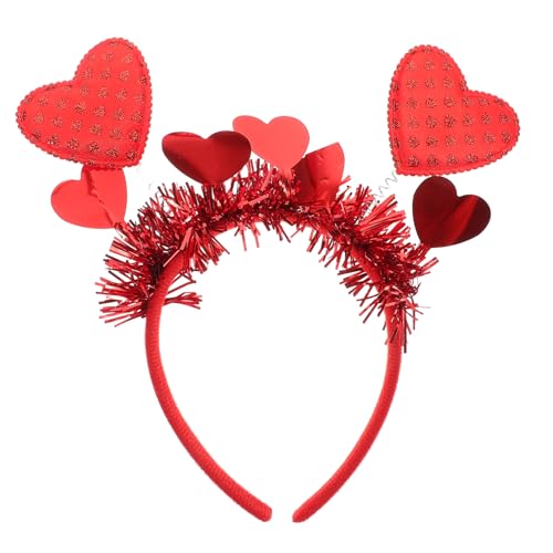 PENIKOKO Glitzer Haarband Rot Pailletten Kopfband für Hochzeiten Valentinstag Geburtstagsfeiern Verstellbar Leicht für Erwachsene PENIKOKO Glitzer Haarband Rot Pailletten Kopfband für Hochzeiten Valentinstag Geburtstagsfeiern Verstellbar Leicht für Erwachsene von PENIKOKO