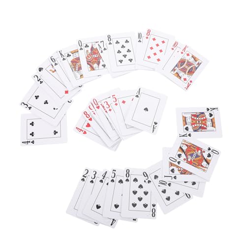 PENIKOKO Große Braille Spielkarten für Blinde Erwachsene und Taktile Sehbehinderten Rommékarten Barrierefreie Kartenspiele für Sehbehinderte Nutzer Tragbares für Inklusives von PENIKOKO