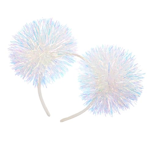 PENIKOKO Haarreif mit Kleinen Pompoms Glänzendem Lametta Festlich und Langlebig für Weihnachtsfeiern Kostümpartys und Festliche Anlässe Attraktives Accessoire für Mädchen PENIKOKO Haarreif mit Kleinen Pompoms Glänzendem Lametta Festlich und Langlebig für Weihnachtsfeiern Kostümpartys und Festliche Anlässe Attraktives Accessoire für Mädchen von PENIKOKO