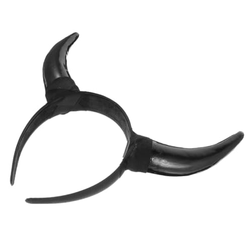 PENIKOKO Halloween Horn Haarreif Erwachsene Leichter Langlebiger Kopfschmuck mit Realistischem Horn Komfortables Plastik und Stoffmaterial Kostüm und Partydekoration von PENIKOKO