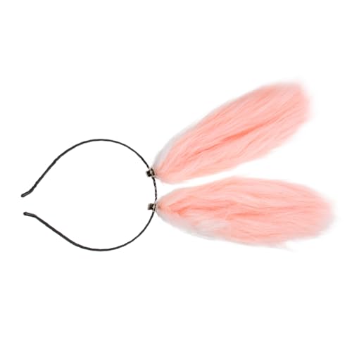 PENIKOKO Handgefertigtes Hasenohren Haarband aus Plüsch Weiches Kaninchen Ohr Haarreif Langlebiges und Bequemes Cosplay Stirnband für Karneval Ostern und Partyaccessoire von PENIKOKO