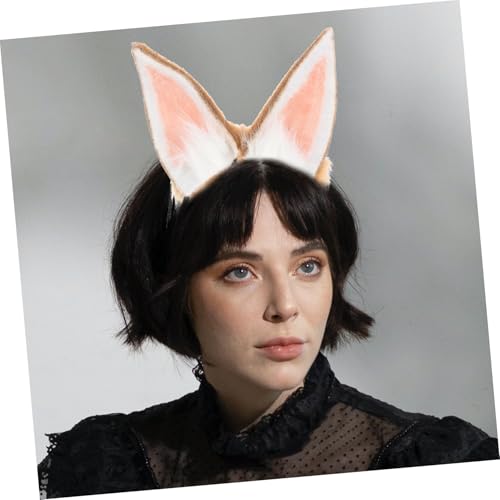 PENIKOKO Hasenohren Haarreif für Mädchen Zartes Leichtes Party cosplay Stirnband Niedliches Kaninchenohren accessoire für Karneval Fasching und Kostümfeste von PENIKOKO
