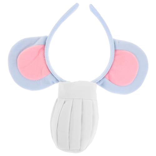 PENIKOKO Köstliches Chef Stirnband mit Realistischen Ohren Weiches Hellblaues Haarreif für Damen Vielseitiges und Halloween Kostümzubehör für Cosplay und Partys von PENIKOKO