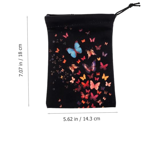 PENIKOKO Kordelzug Aufbewahrungsbeutel für Tarotkarten aus Weichem Stoff Tragbare Leichte Tarot Karten Tasche mit Sicherem Verschluss Vielseitig für Schmuck Münzen Kosmetik Geeignet PENIKOKO Kordelzug Aufbewahrungsbeutel für Tarotkarten aus Weichem Stoff Tragbare Leichte Tarot Karten Tasche mit Sicherem Verschluss Vielseitig für Schmuck Münzen Kosmetik Geeignet von PENIKOKO