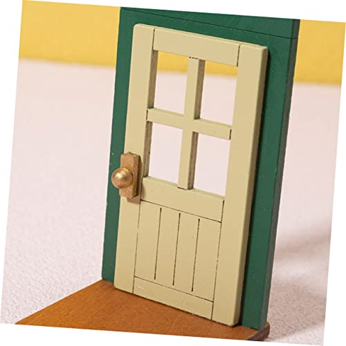 PENIKOKO Maßstab Dekorative Kleine Möbel Tür Bruchsicher Stilvolles Miniatur Hauszubehör für Kreative und Puppenhaus Dekoration PENIKOKO Maßstab Dekorative Kleine Möbel Tür Bruchsicher Stilvolles Miniatur Hauszubehör für Kreative und Puppenhaus Dekoration von PENIKOKO
