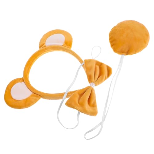 PENIKOKO Niedliches Bärenohren Stirnband Leichtes Wiederverwendbares Kostümzubehör Formstabil und Langlebig für Party Cosplay Halloween und Festliche Anlässe von PENIKOKO