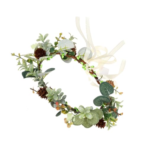 PENIKOKO Pine Cone Haarreif mit Künstlichen Pflanzen Leichter Braut und Party Haarschmuck Modisches Stirnband für Hochzeit Karneval Fotoshootings und Festliche Anlässe PENIKOKO Pine Cone Haarreif mit Künstlichen Pflanzen Leichter Braut und Party Haarschmuck Modisches Stirnband für Hochzeit Karneval Fotoshootings und Festliche Anlässe von PENIKOKO