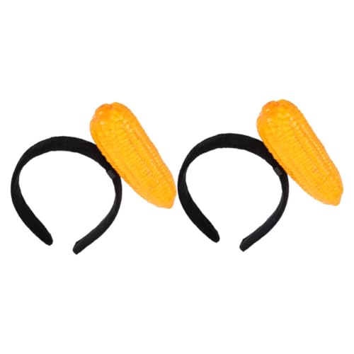 PENIKOKO Plüsch Mais Haarschmuck Lustiges Stirnband Kopfbedeckung für Partys Hochzeiten Feiertage Komfortabler Weicher mit Realistischem Design von PENIKOKO