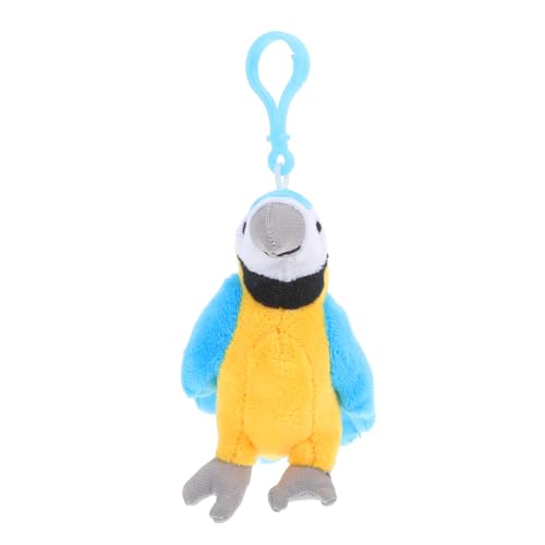 PENIKOKO Plüsch -Papageienanhänger gefüllter Papagei Plüschtier Vogel Stofftier Vogel Plüsch Papagei Stofftier Papagei dekorativer Anhänger süßer Vogel-Schlüsselanhänger PP Baumwolle Blau PENIKOKO Plüsch -Papageienanhänger gefüllter Papagei Plüschtier Vogel Stofftier Vogel Plüsch Papagei Stofftier Papagei dekorativer Anhänger süßer Vogel-Schlüsselanhänger PP Baumwolle Blau von PENIKOKO