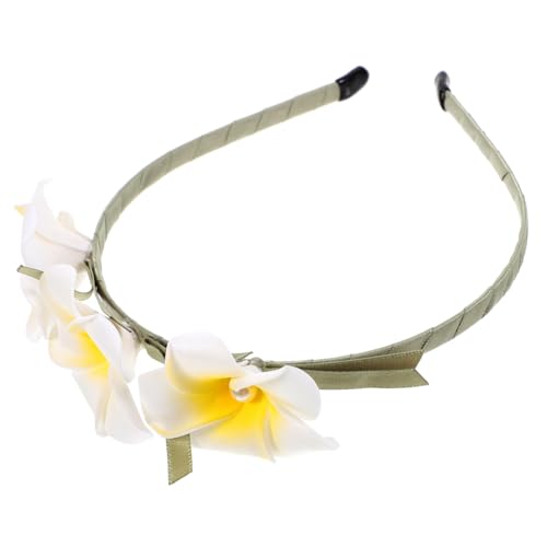 PENIKOKO Plumeria Haarreif für Hawaiianisches Blumenstirnband mit Zarter Blüte Leichtes und Dekoratives Mädchen Haarband für Party Geburtstag Bühnenauftritt und Hawaii mottoveranstaltungen von PENIKOKO