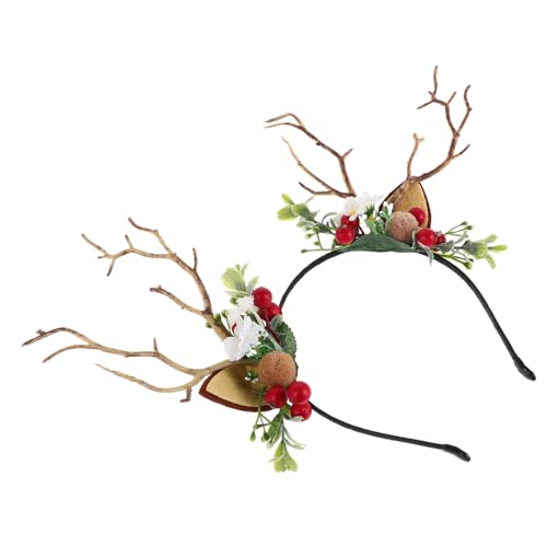 PENIKOKO Rehgeweih Haarband Baumzweigen Einstellbares Dekorationsaccessoire für Partys und Cosplay Süßes Rentier Stirnband für Festliche Anlässe PENIKOKO Rehgeweih Haarband Baumzweigen Einstellbares Dekorationsaccessoire für Partys und Cosplay Süßes Rentier Stirnband für Festliche Anlässe von PENIKOKO