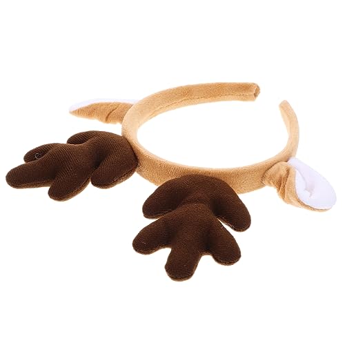 PENIKOKO Rentier Haarband mit Geweih Weihnachtskopfschmuck für Erwachsene und Süßes Accessoire für Festliche Fotos und Feiertagsfeiern PENIKOKO Rentier Haarband mit Geweih Weihnachtskopfschmuck für Erwachsene und Süßes Accessoire für Festliche Fotos und Feiertagsfeiern von PENIKOKO