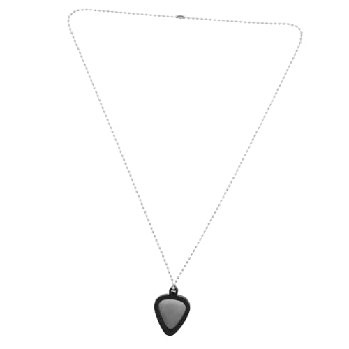 PENIKOKO Silicone Gitarrenpicks Halter Halskette Verstellbar Langlebig für Musiker Damen Herzform Charm Anhänger Zubehör PENIKOKO Silicone Gitarrenpicks Halter Halskette Verstellbar Langlebig für Musiker Damen Herzform Charm Anhänger Zubehör von PENIKOKO