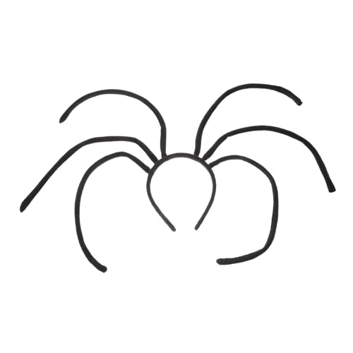 PENIKOKO Spinnen Stirnband aus Stoff Verstellbar Lustiges Party Haarband für Erwachsene Vielseitiges Halloween und Karneval Accessoire Antennen Kopfschmuck für Kostümpartys von PENIKOKO