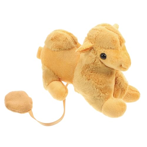 PENIKOKO Stehschulterpuppe Tier Gefüllt Tierpuppe Stofftier- Tierkuscheltiere Süßes Stofftier Puppe Für Die Schulter Realistische Kuscheltiere Realistisches Kuscheltier Yellow Plüsch von PENIKOKO