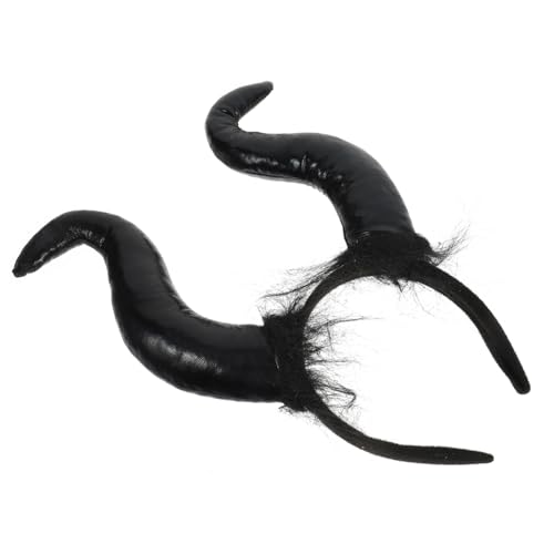 PENIKOKO Teufel Horn Stirnband Cosplay Haarreif Halloween Party Kostüm Zubehör Schwarz Universalgröße Karneval Maske Accessoire für Damen Herren PENIKOKO Teufel Horn Stirnband Cosplay Haarreif Halloween Party Kostüm Zubehör Schwarz Universalgröße Karneval Maske Accessoire für Damen Herren von PENIKOKO
