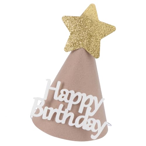 PENIKOKO Thickened Kreativer Geburtstags Partyhut aus Filz Langlebige Geburtstagsdeko für Mädchen und Jungen Geeignet als Festliches Kopfschmuck Accessoire für Kostümpartys PENIKOKO Thickened Kreativer Geburtstags Partyhut aus Filz Langlebige Geburtstagsdeko für Mädchen und Jungen Geeignet als Festliches Kopfschmuck Accessoire für Kostümpartys von PENIKOKO