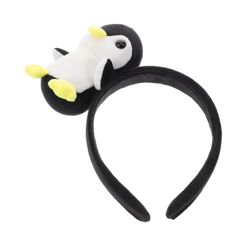PENIKOKO Tierisches Haarband für Lustiges Pinguin Stirnband aus Plüsch für Make Up Gesichtswäsche und Cosplay Vielseitige Kopfbedeckung für Partys und Alltag PENIKOKO Tierisches Haarband für Lustiges Pinguin Stirnband aus Plüsch für Make Up Gesichtswäsche und Cosplay Vielseitige Kopfbedeckung für Partys und Alltag von PENIKOKO