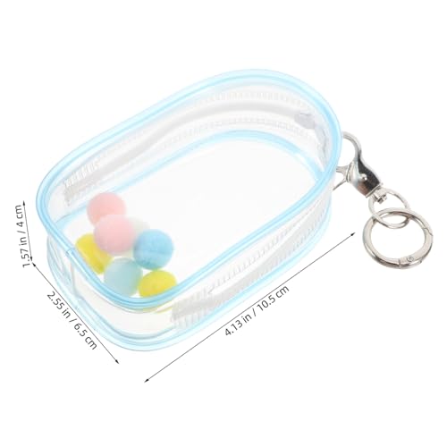 PENIKOKO Transparente Sammeltasche mit Reißverschluss Staubschutz Tragbare Aufbewahrungstasche für Figuren Mini sammelobjekte Organizer mit Schlüsselanhänger für Unterwegs PENIKOKO Transparente Sammeltasche mit Reißverschluss Staubschutz Tragbare Aufbewahrungstasche für Figuren Mini sammelobjekte Organizer mit Schlüsselanhänger für Unterwegs von PENIKOKO