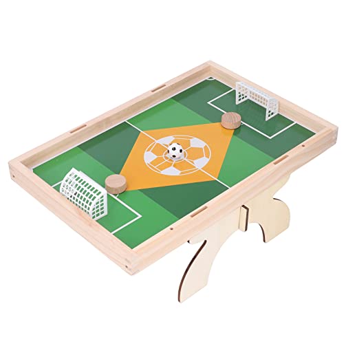 PENO Mini-Tischfußball, magnetisches Design, Multifunktions-Kiefernholz-Mini-Fußballspiel für Eltern-Kind-Interaktion von PENO