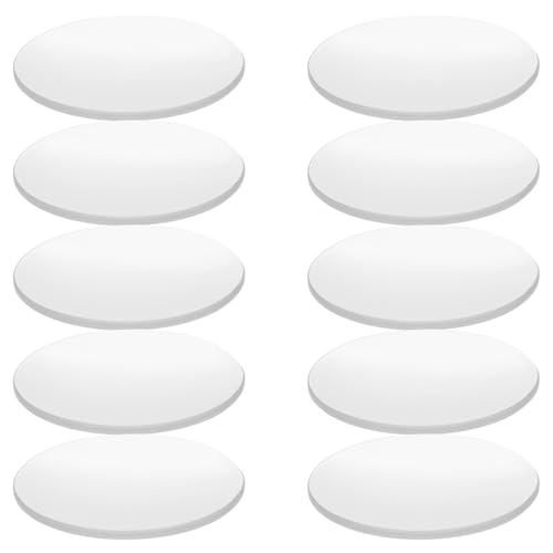 PEPLAYTAL 10 Stück Teiliges Doppelkonvexe Optische Lupenlinsen Klare Vergrößerung Robustes Material für Lesen Basteln und Präzise Detailarbeit von PEPLAYTAL