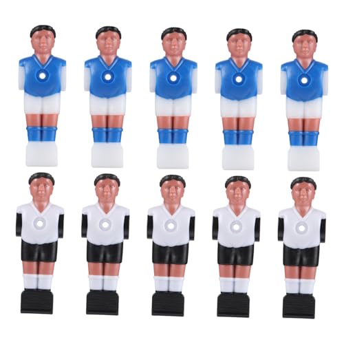 PEPLAYTAL 10 Stück Teiliges Tischfußballspieler Ersatzteile Robuste Foosball Figuren in und Blau Glatte Oberfläche Einfach zu Montieren Langlebig für Intensives Spielvergnügen PEPLAYTAL 10 Stück Teiliges Tischfußballspieler Ersatzteile Robuste Foosball Figuren in und Blau Glatte Oberfläche Einfach zu Montieren Langlebig für Intensives Spielvergnügen von PEPLAYTAL