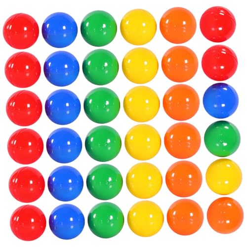 PEPLAYTAL 100 Stück Teiliges Bunte Lotteriebälle aus Robustem Kunststoff für Tombola Partyspiele Gewinnziehungen und Feieraktivitäten Wiederverwendbar Bruchfest in Grün Blau Orange Rot Gelb PEPLAYTAL 100 Stück Teiliges Bunte Lotteriebälle aus Robustem Kunststoff für Tombola Partyspiele Gewinnziehungen und Feieraktivitäten Wiederverwendbar Bruchfest in Grün Blau Orange Rot Gelb von PEPLAYTAL