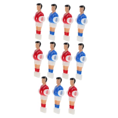 PEPLAYTAL 11 Stück Fußballmaschine-Puppe Fußballspieler Foosball -Männer Ersatz für Foosballspieler Tischfußballspiel - Kicker-Männerteile Kicker-Ersatz für Tischfußball von PEPLAYTAL