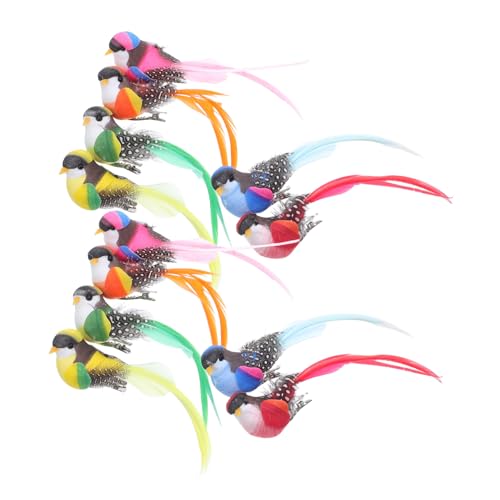 PEPLAYTAL 12 Stück Teiliges Realistische Wetterfeste Schaumstoff Vogelfiguren mit Clip Leichte Farbenfrohe Deko für Garten Hochzeit Weihnachtsbaum DIY Basteln Indoor und Outdoor Geeignet PEPLAYTAL 12 Stück Teiliges Realistische Wetterfeste Schaumstoff Vogelfiguren mit Clip Leichte Farbenfrohe Deko für Garten Hochzeit Weihnachtsbaum DIY Basteln Indoor und Outdoor Geeignet von PEPLAYTAL