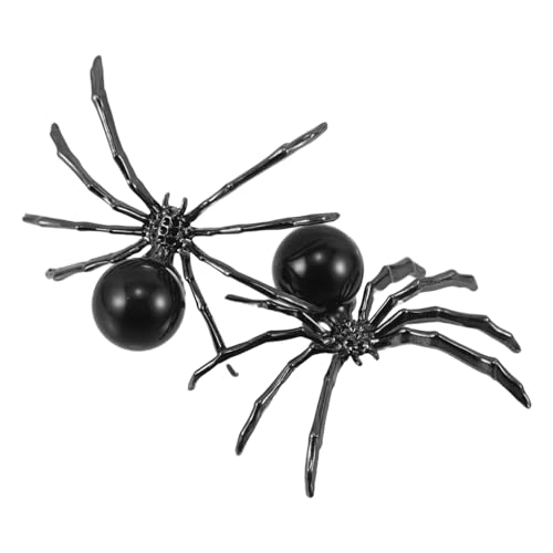 PEPLAYTAL 2 Stück Teiliges Kristall Spinnen Deko Legierung und Obsidian Kugeln Robuste Tierfigur Halloween Schmuck Detailgetreue Spinnen Skulpturen für Haus Party Dekoration Schwarz PEPLAYTAL 2 Stück Teiliges Kristall Spinnen Deko Legierung und Obsidian Kugeln Robuste Tierfigur Halloween Schmuck Detailgetreue Spinnen Skulpturen für Haus Party Dekoration Schwarz von PEPLAYTAL
