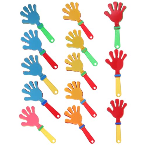 PEPLAYTAL 24 Stück Teiliges Bunte Handklatscher Plastik Lärmmacher für Party Feier Sportveranstaltungen Kindergeburtstag Mitgreifbar und Einfach zu Bedienen PEPLAYTAL 24 Stück Teiliges Bunte Handklatscher Plastik Lärmmacher für Party Feier Sportveranstaltungen Kindergeburtstag Mitgreifbar und Einfach zu Bedienen von PEPLAYTAL