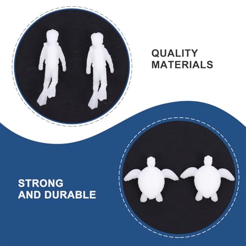 PEPLAYTAL 6 Stück Miniatur Waldlandschaftsornamente DIY Epoxidharz Schildkröte Taucher Figuren Handgefertigte Miniaturmodelle für Kreative Tisch Aquariendekoration PEPLAYTAL 6 Stück Miniatur Waldlandschaftsornamente DIY Epoxidharz Schildkröte Taucher Figuren Handgefertigte Miniaturmodelle für Kreative Tisch Aquariendekoration von PEPLAYTAL