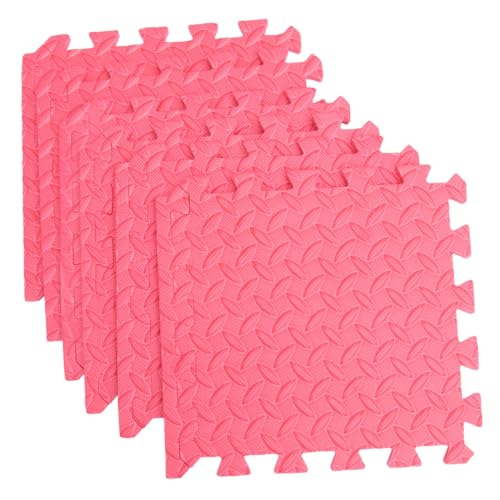 PEPLAYTAL 6 Stück Teiliges Eva Puzzlematte mit Blattstruktur Dicke rutschfeste Schutzmatten Kinderfreundliche Bodenschutz Fliesen Strapazierfähig Rot für Wohnzimmer und Spielbereiche PEPLAYTAL 6 Stück Teiliges Eva Puzzlematte mit Blattstruktur Dicke rutschfeste Schutzmatten Kinderfreundliche Bodenschutz Fliesen Strapazierfähig Rot für Wohnzimmer und Spielbereiche von PEPLAYTAL