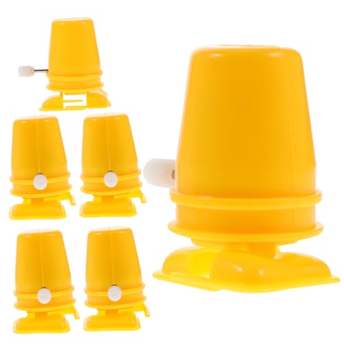 PEPLAYTAL 6 Stück Teiliges Kunststoff Mechanismus Bewegung für DIY Bastelroboter Aufziehmechanismus Ersatzspielzeug Bewegungsspielzeug für Bastelzubehör Gelb PEPLAYTAL 6 Stück Teiliges Kunststoff Mechanismus Bewegung für DIY Bastelroboter Aufziehmechanismus Ersatzspielzeug Bewegungsspielzeug für Bastelzubehör Gelb von PEPLAYTAL