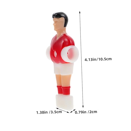 PEPLAYTAL 8 Stück Teiliges Tischfußballspieler Langlebigem Kunststoff Ergonomische Figuren für Standardisierte Fußballstangen Ersatzteile für Fußballtisch Geeignet für Tischfußballzubehör PEPLAYTAL 8 Stück Teiliges Tischfußballspieler Langlebigem Kunststoff Ergonomische Figuren für Standardisierte Fußballstangen Ersatzteile für Fußballtisch Geeignet für Tischfußballzubehör von PEPLAYTAL