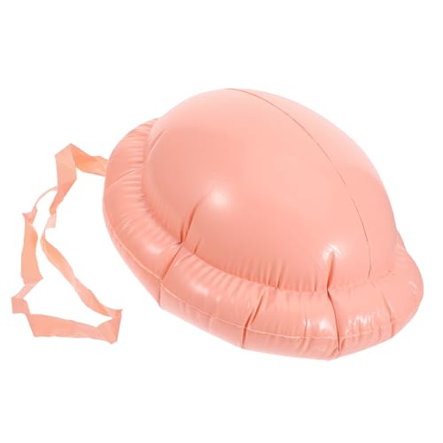 PEPLAYTAL Aufblasbarer PVC Fake Schwangerbauch Cosplay Kostüm Realistischer Schwangerschaftsbauch Für Halloween Party Geburtstagsfeier Hautfarben Bauchattrappe von PEPLAYTAL