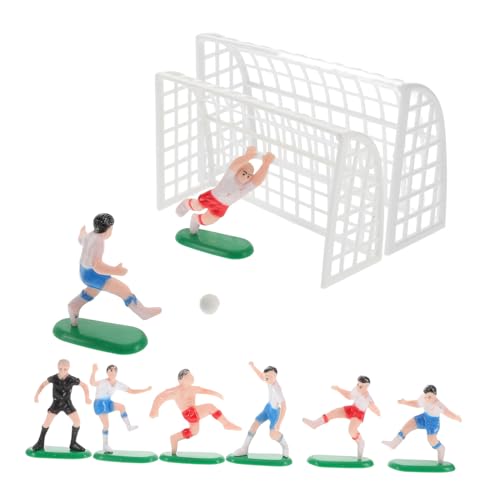 PEPLAYTAL Fußball Deko mit Realistischen Spielerfiguren und Mini Tor Kunststoff Fußballspieler Figuren für Geburtstag Party Fußball Themen für Jungen Geschenkideen und Sport Feiern PEPLAYTAL Fußball Deko mit Realistischen Spielerfiguren und Mini Tor Kunststoff Fußballspieler Figuren für Geburtstag Party Fußball Themen für Jungen Geschenkideen und Sport Feiern von PEPLAYTAL