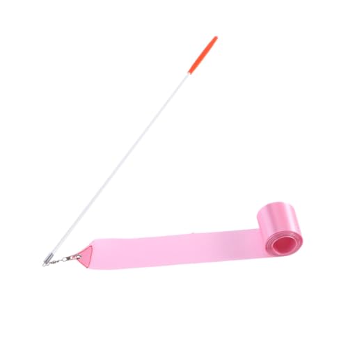 PEPLAYTAL Gymnastikband mit Fiberglasstab Rhythmisches Tanzband für Mädchen Buntes Turnband für Künstlerische Tanz und Trainingszubehör Pinkes Streamer Band PEPLAYTAL Gymnastikband mit Fiberglasstab Rhythmisches Tanzband für Mädchen Buntes Turnband für Künstlerische Tanz und Trainingszubehör Pinkes Streamer Band von PEPLAYTAL