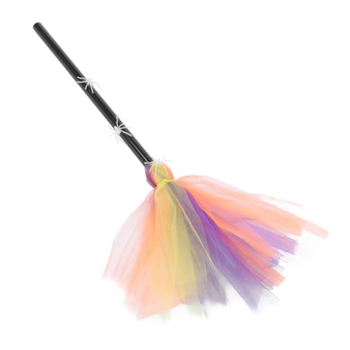 PEPLAYTAL Halloween Deko Leuchtender Hexenbesen mit Spinnennetz für Party Bühnenhintergrund Zauberer Hexe Kostüm Zubehör Vielseitige Halloween Atmosphäre für Drinnen und Draußen PEPLAYTAL Halloween Deko Leuchtender Hexenbesen mit Spinnennetz für Party Bühnenhintergrund Zauberer Hexe Kostüm Zubehör Vielseitige Halloween Atmosphäre für Drinnen und Draußen von PEPLAYTAL