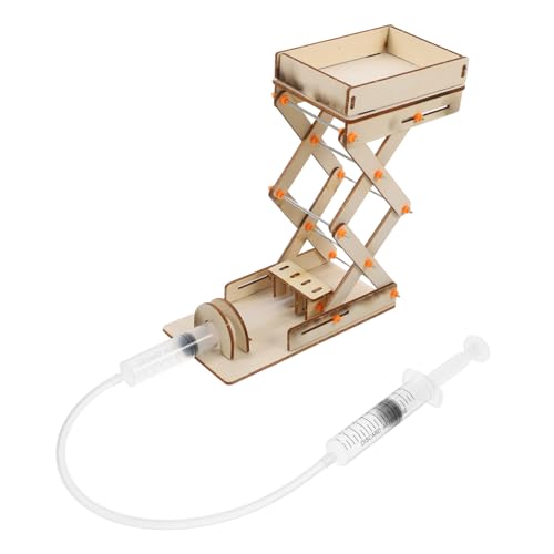 PEPLAYTAL Hydraulischer Labor Hubtisch Bausatz DIY Stem Lernspielzeug Kreativ Bauen Robuster Lab Jack für Wissenschaftliche Experimente und Technische Bildung von PEPLAYTAL