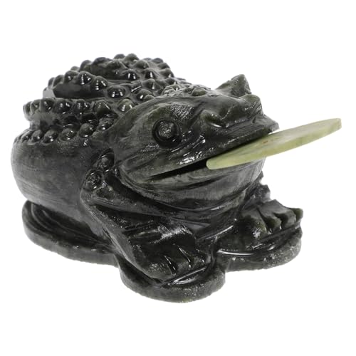PEPLAYTAL Kreative Jade Frosch Desktop Dekoration Feng Shui Geldfrosch Langlebige Heimverschönerung für Büro Wohnzimmer und Flur PEPLAYTAL Kreative Jade Frosch Desktop Dekoration Feng Shui Geldfrosch Langlebige Heimverschönerung für Büro Wohnzimmer und Flur von PEPLAYTAL