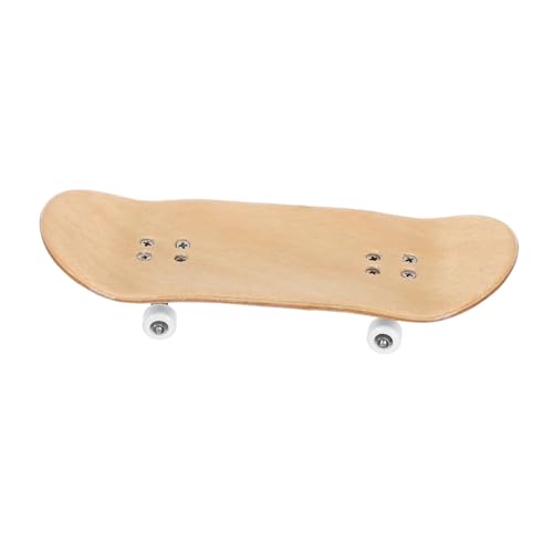 PEPLAYTAL Mini Ahornholz Finger Skateboard Langlebig Kompakt Robuste Bauweise mit Professionellen Kugellagerrädern Geeignet für Erwachsene Vielseitig für Indoor und Outdoor Spaß von PEPLAYTAL