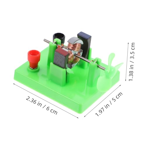 PEPLAYTAL Offenes Dc Elektromotor Modell Stem Experimentierkasten Praktisches Physik Lehrmittel Langlebiges Sicheres Motorbausatz für Schüler Anschauliche Motor Funktionsdemonstration von PEPLAYTAL